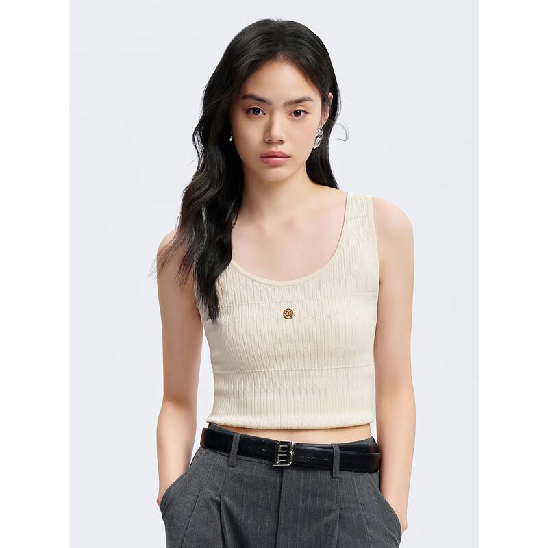 

Женский трикотажный жилет с U-образным вырезом в стиле Miu от PEACEBIRD S