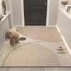 Wave Point Non-slip PVC Retro Entrance Doormat Floor Mats Silk Loop for Entryway Porch Hallway Home Decor Dust Removal Carpet