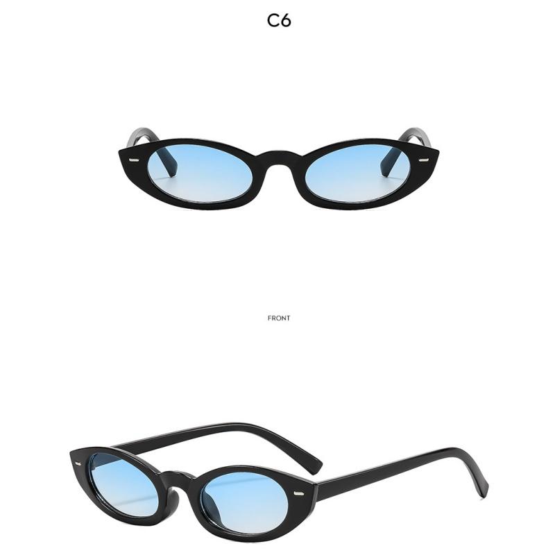 Women's sunglasses - unisex retro small frame cat eye sunglasses