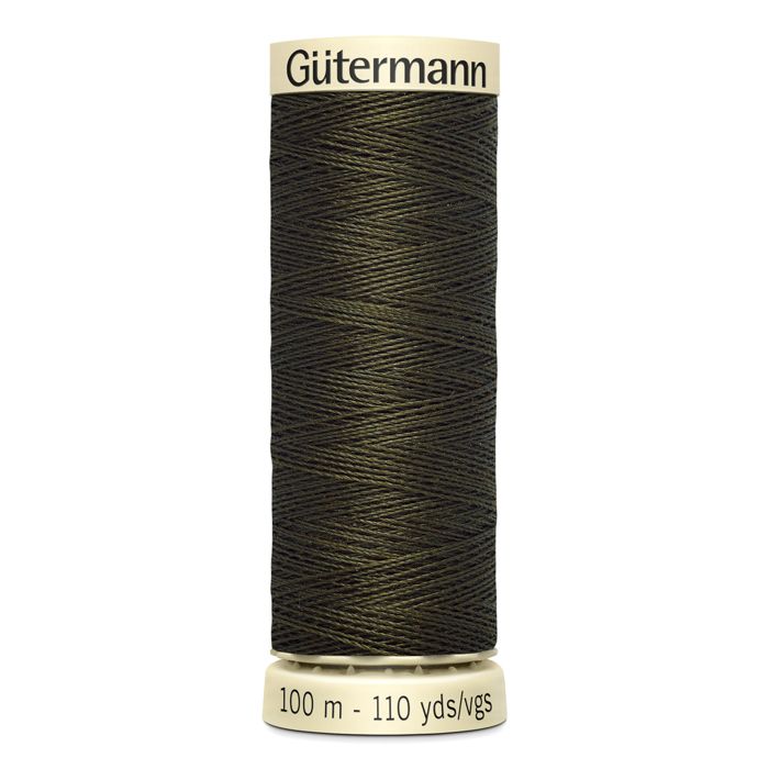 Set of 5 Spools 100m 100% Polyester Thread Gutermann Ref 788988 - Att 531 - Algae