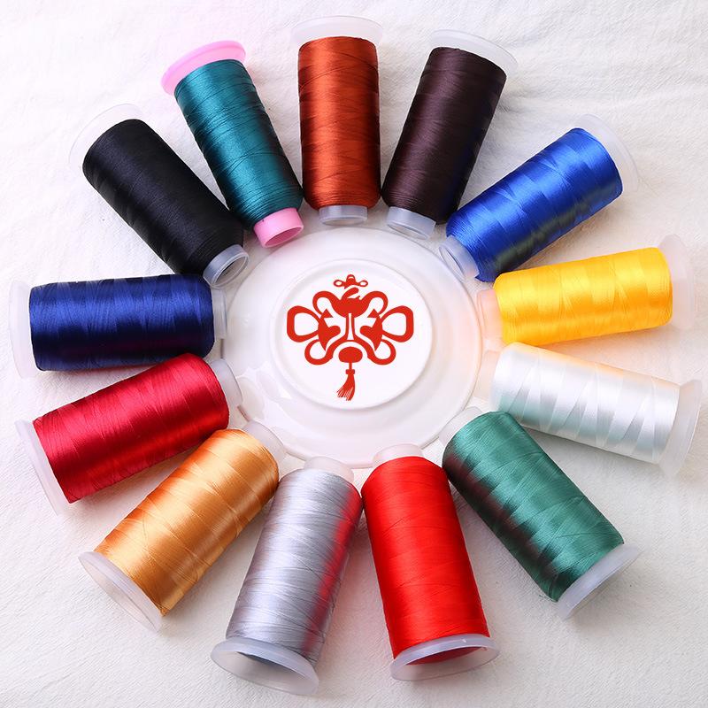 Vertical tassel thread 150D/2 strands DIY handmade spike thread Polyester embroidery thread Embroidery strand Wrap