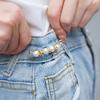 6/12PCS Random Mix Size Waistline Adjusting Pin Trousers Waist Fastener Pin Clip Fashion Artificial Pearl Decorative Buckles ZYF