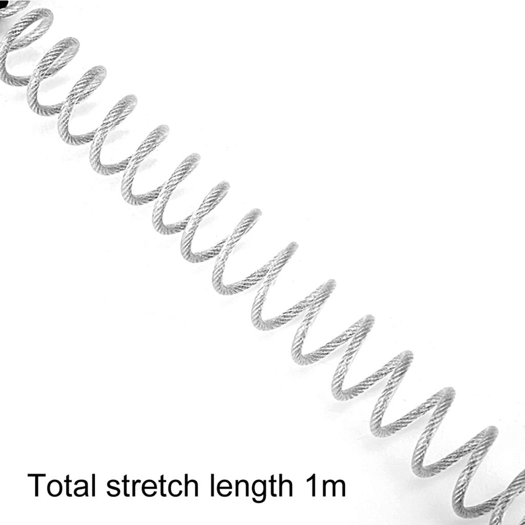 Anti Theft Steel Wire Lock Security Spring Wire Lock for Luggage Bicycle Helmet