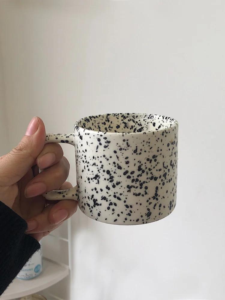 Ceramic Mug Creative Design Nordic Mugs Ins Square Handgrip Cups Coffee Mug Milk Tea Cups Drinkware Mugs Coffee Cups