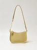 Genuine Leather Pearl Underarm French Baguette Cowhide Crossbody Bag - Trendy & Versatile Women's Shoulder Bag