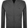 Polo Ralph Lauren Logo Embroidered Baseball Collar Zip Long Sleeve Jacket Men Jacket Charcoal-Gray 710842844-008