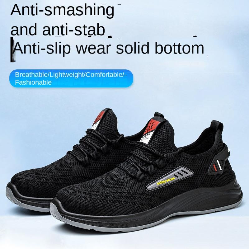 Labor Insurance Shoes Anti-smashing, Stab-proof, Wear-resistant, Oil-resistant, Acid-alkali Safe Work Shoes