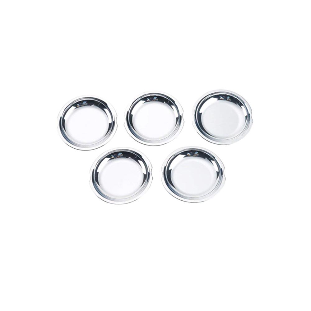 Chrome Door Handle Bowl Cover Trim Decor Accessories For Jeep Wrangler JK 07-17