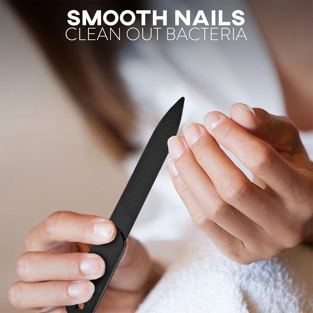 Stainless Steel Elbow Rubber and Plastic Nail Clippers Large Opening Secondary Cutting Anti-splash Nail Clipper Set