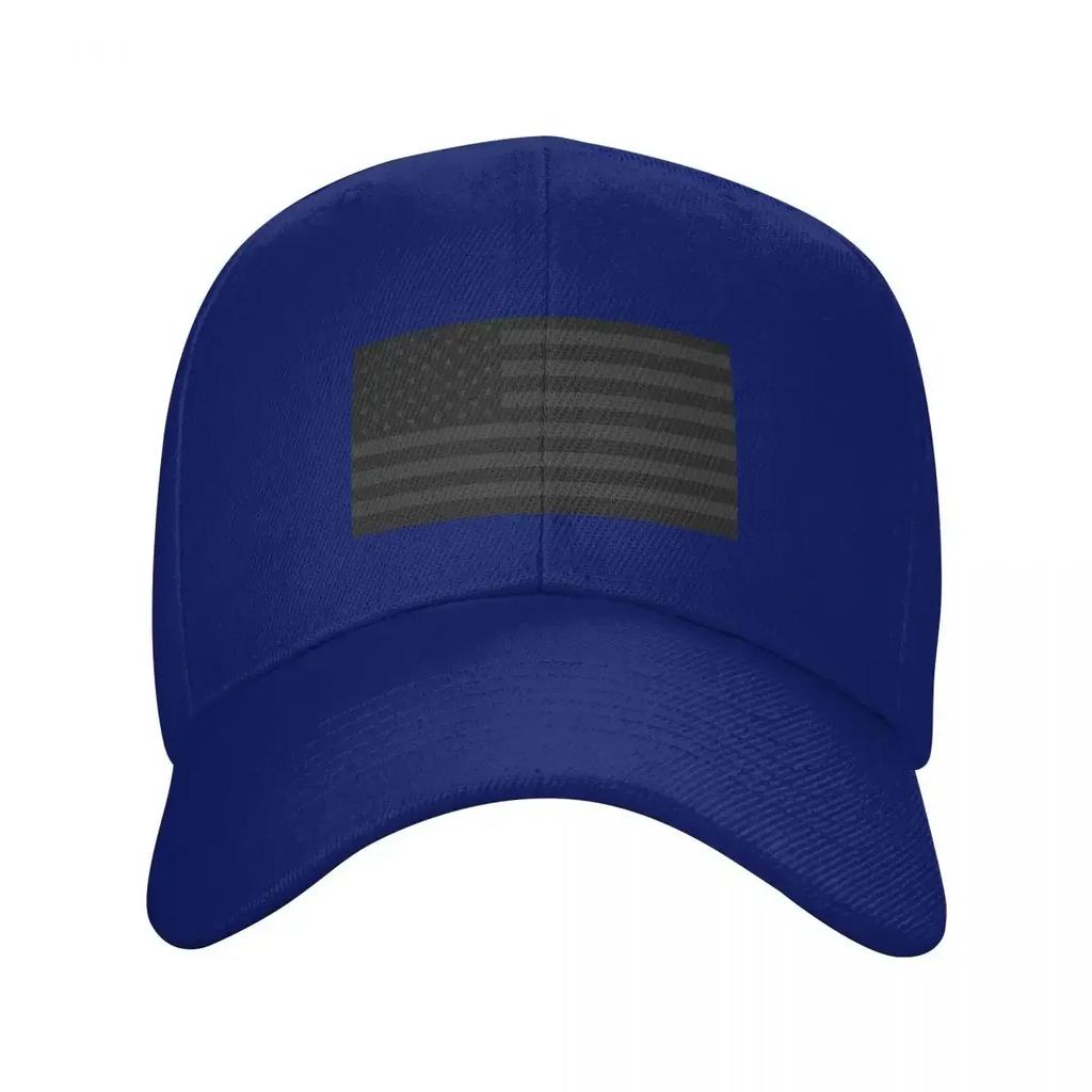USA Flag BlackoutStealth Baseball Cap sun caps Trucker Cap Unique hats Golf Hat Unisexs Luxury Womens
