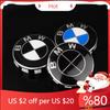 LRIMO1 New 2025 4PCS Wheel Center Caps 68mm 56mm Blue white hubcap for BMW E46 E90 E30 F10 F30 X5 X3 E39 F25 E60 E91 E87 M Car Accessor