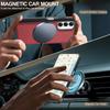 LC.IMEEKE For Samsung Galaxy A34 5G Magnetic Case Compatible with MagSafe Leather+TPU Back Cover