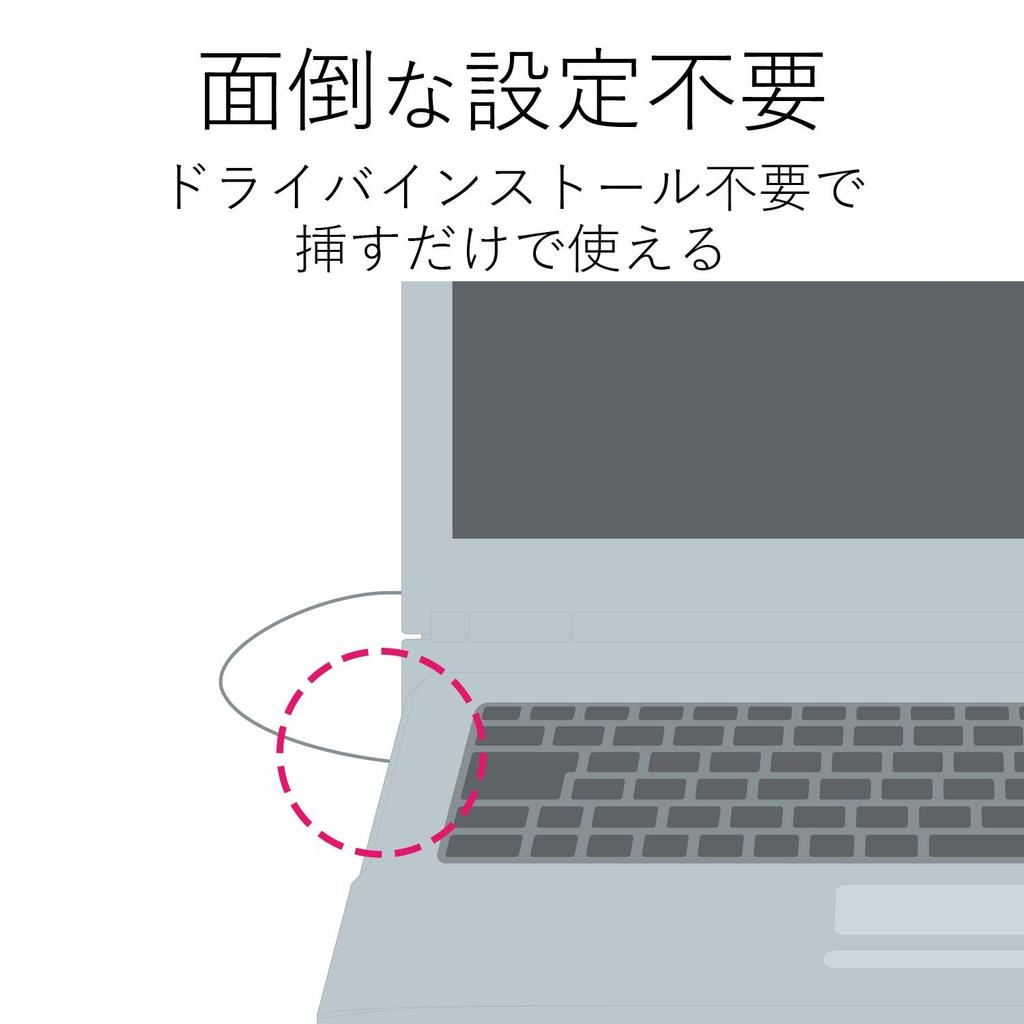 ELECOM Wired Mouse, Blue LED, 3 Buttons, Medium Size, 1.0m Cable, Black, M-BL17UBBK