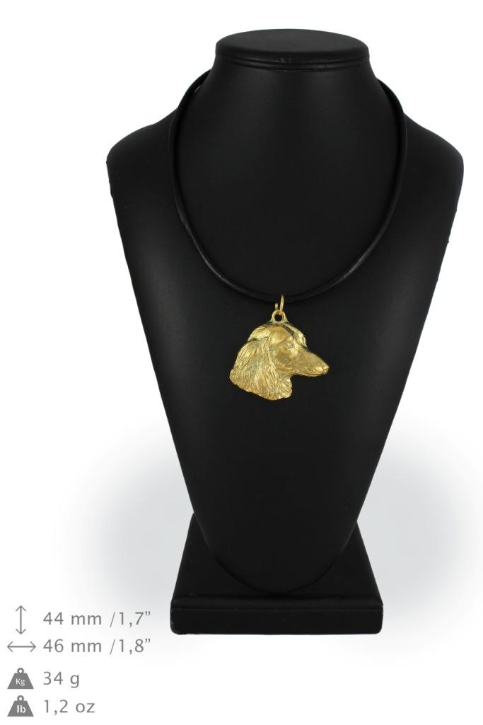 Dachshund - Dog necklace in gift box, gold-plated pendant for dog fan, striking jewellery by Art-Dog