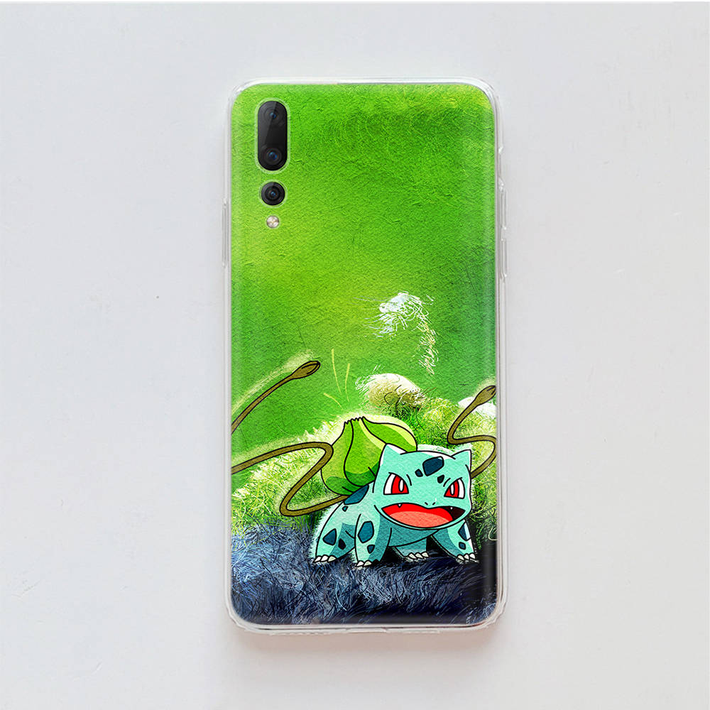 Transparent Case for Samsung A04 A14 A23 M33 M53 Realme 10 9 C35 C55 VIVO X80 Infinix Hot 30 Note 11 Tecno Spark 8P Pro P-36 Pikachu Pokémon