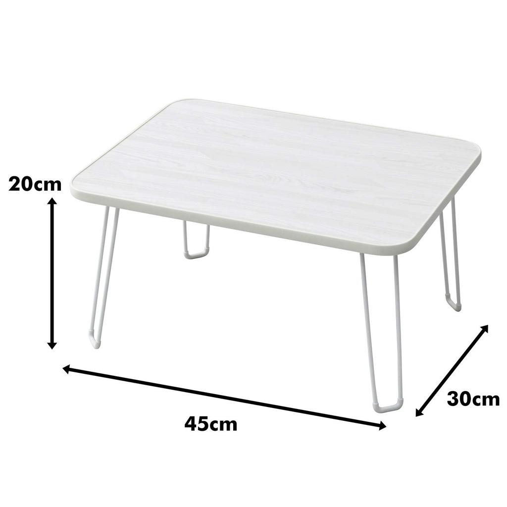 Yamazen Folding Coffee 45cm Wide x 30cm Deep x 20cm Folding Easy Perfect for Single Fully (YAMAZEN) Table, High, Compact, Mini, Legs, Installation,