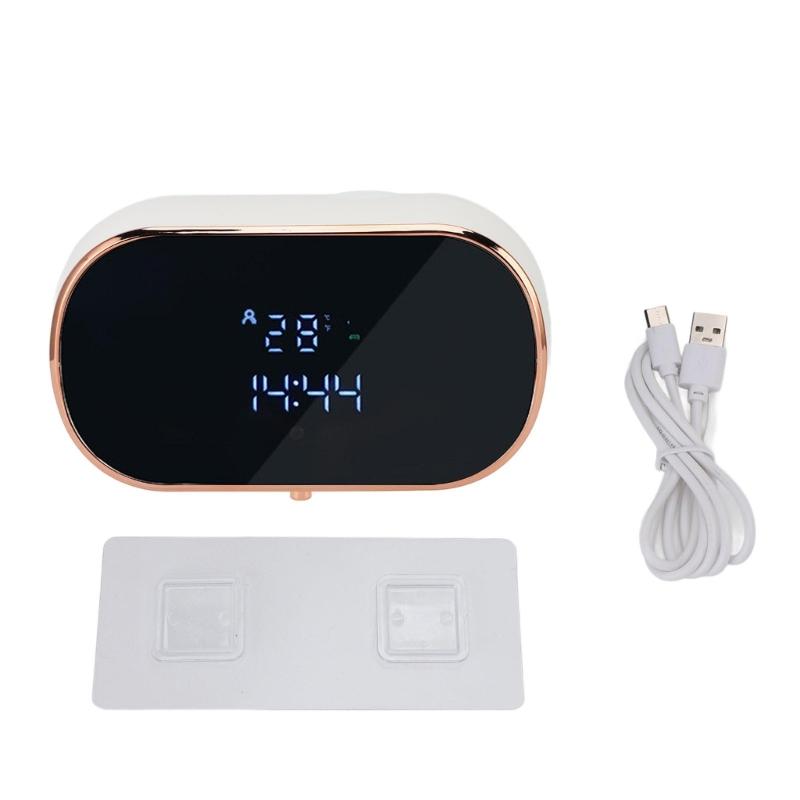 350ml Wandmontierter Seifenspender Automatische Induktion Schaum Handwaschmittel Berührungsloser Schaumseifenspender Einfach zu bedienen