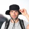 Outdoor bucket hat large brim fishing hiking hat summer sun protection hat men's and women's quick-drying UV protection sun hat