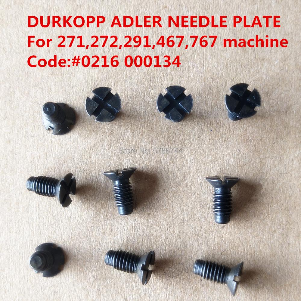Needle plate screw #0216 000134 #0992 023890 for DURKOPP ADLER 271,272,291,467,767 sewing machine made in china