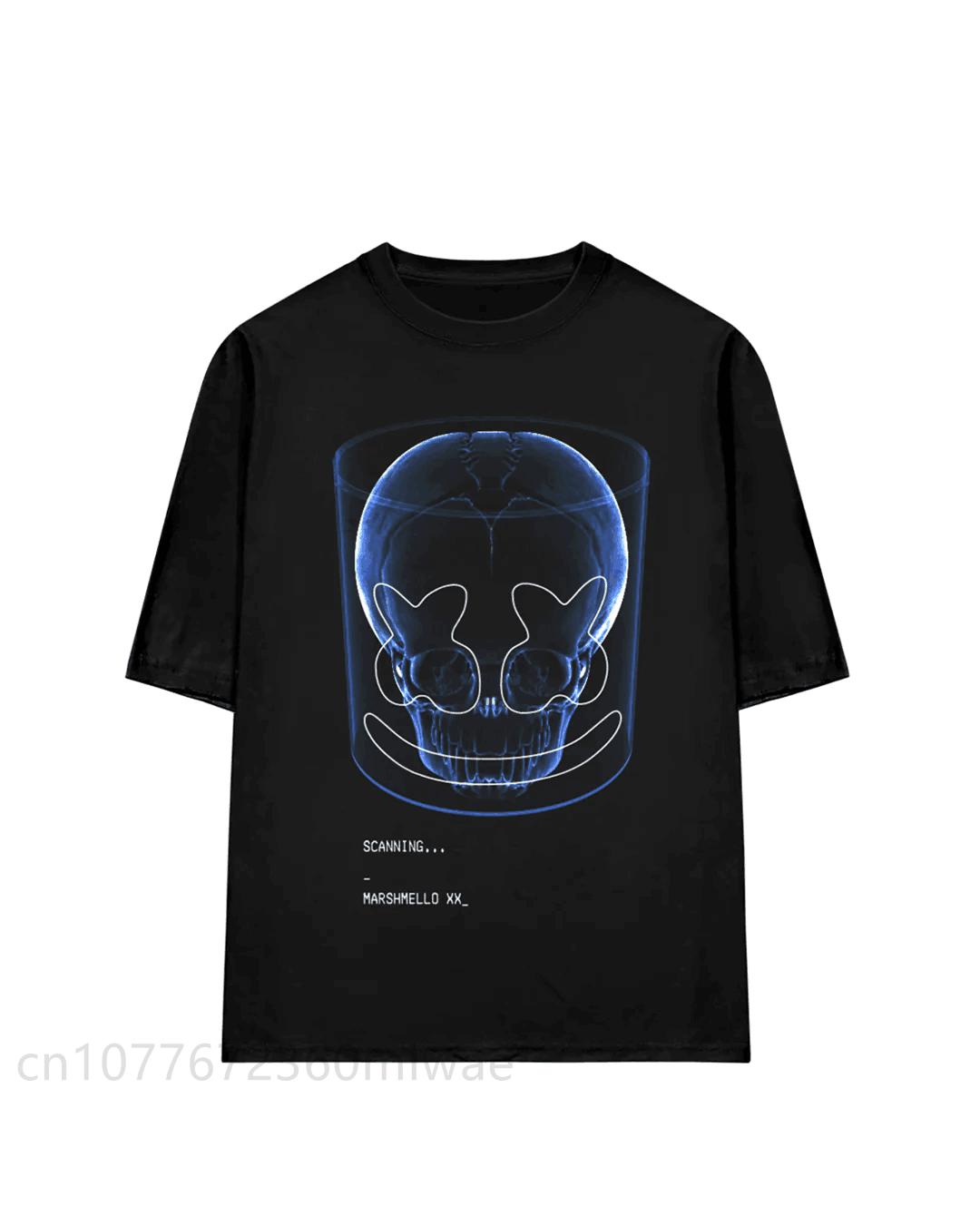 

Marshmello Men s fashion T-shirt Men s Fashion Short Sleeve Face Keep It Mello Print Tee Shirts Cotton Shirt Women Tshirt 4XL