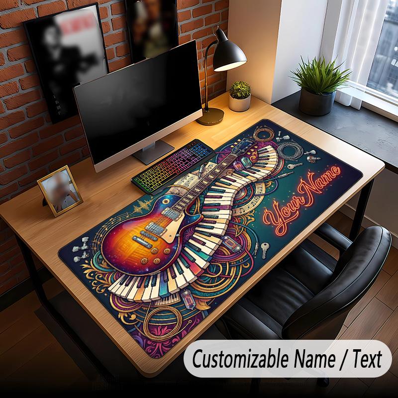 Musik Allgemeines Thema Benutzerdefiniertes Mauspads Personalisiert Mit Name Text Angepasste Schreibtischunterlage Für Büro Heimdekoration