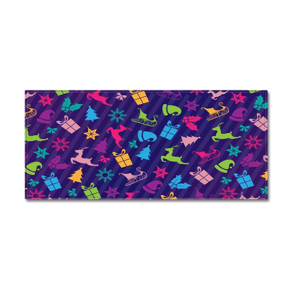 Christmas Kitchen Sand Carpet Doormat Long Floor Mat