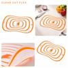 Large Flexible Frosted Plastic Cutting Board for Kitchen, Transparent Prep Surface