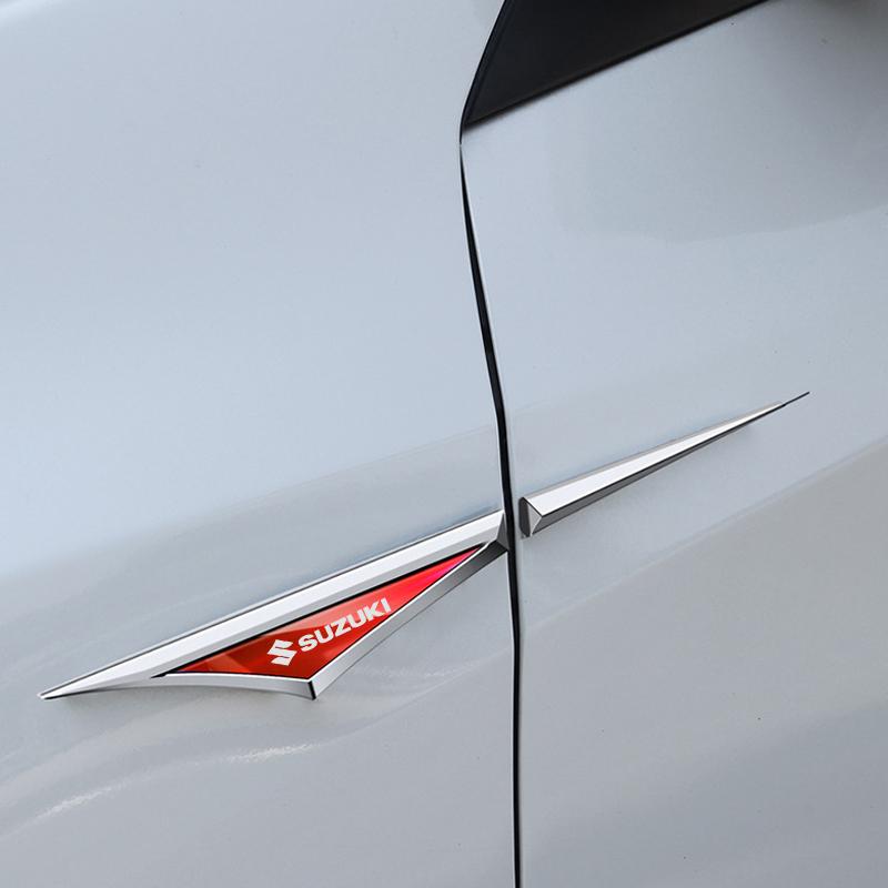 2PCS Car Side Body Badge Fender Sticker for SUZUKI Swift SX4 Jimny Samurai Vitara Xl Alto Liana Ignis Grand Vitara Decoration
