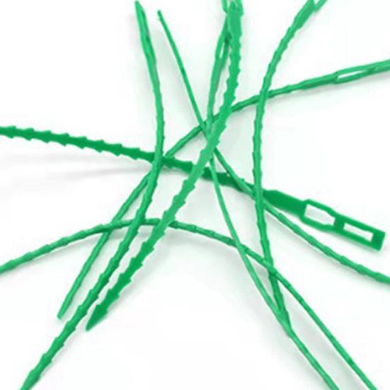 100 Pcs Reusable Plant Ties Adjustable Plant Twist Ties Self-locking Cable Ties for Indoor Outdoor Climbing Plants Cables Organization