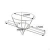 Frying Holder Stainless Steel Cone Foldable Arms Fryer Pot Support Stand for Kitchen