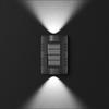Solar Waterproof Outdoor Wall Lamp - Double-Sided High Brightness Lens for Courtyard, Villa, Balcony.