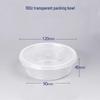 Disposable Clear Plastic Round Bowls