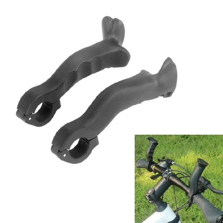 Mountain Bike Deputy Handle Replacement Horn Shape Adjustable Handlebar End Bicycles Extension Handlebar Enduring