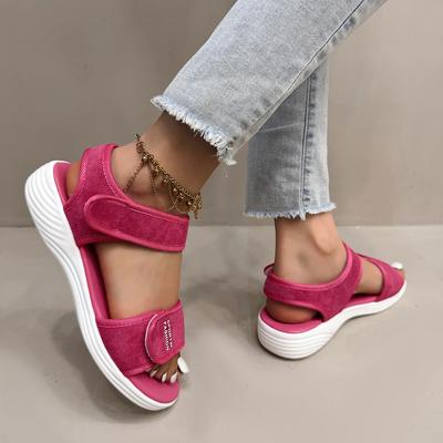 Fashion Women's Sandals 2025 New Fashion Classic Flat-bottomed Casual Sandals Basic Outdoor Beach Slippers Platform Sandals Women