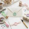 Manual Seal Making Tools Wax Kit, with Sealing Beads Spoon And Candles, DIY Stamp for Wedding Invitations Envelopes Artistic Melting