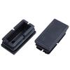 40 Pcs Black Plastic Rectangular Blanking End Caps Inserts 20Mm X 40Mm