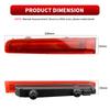 2PCS High Level Third Rear Brake Light L/R Brake Lamp Center Brake Lamp Barn Door For VW Transporter T5 T6 Caravelle Multivan