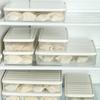 Clear Kitchen Storage Boxes Leakproof Refrigerator Organizers Space Saving Stackable Containers
