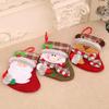 Retro Plush Christmas Stockings Gift Bags - Holiday Decorations & Gift Bags