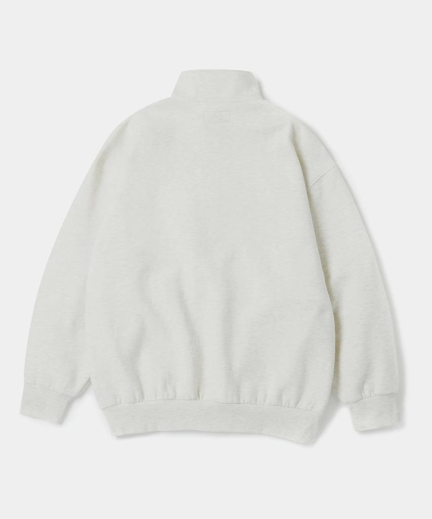 COLUMBIA UNIVERSITY Cu Big Arch H/Fleece H/Zip Sweatshirts Oatmeal