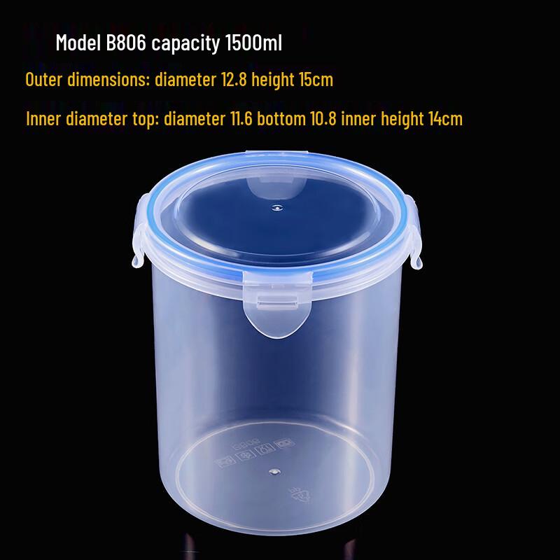 Ally Food-Grade Round Plastic Storage Container