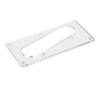 Pickup Frame Acrylic Single Coil Humbucker Frame for Guitar Bass Musical InstrumentSilver