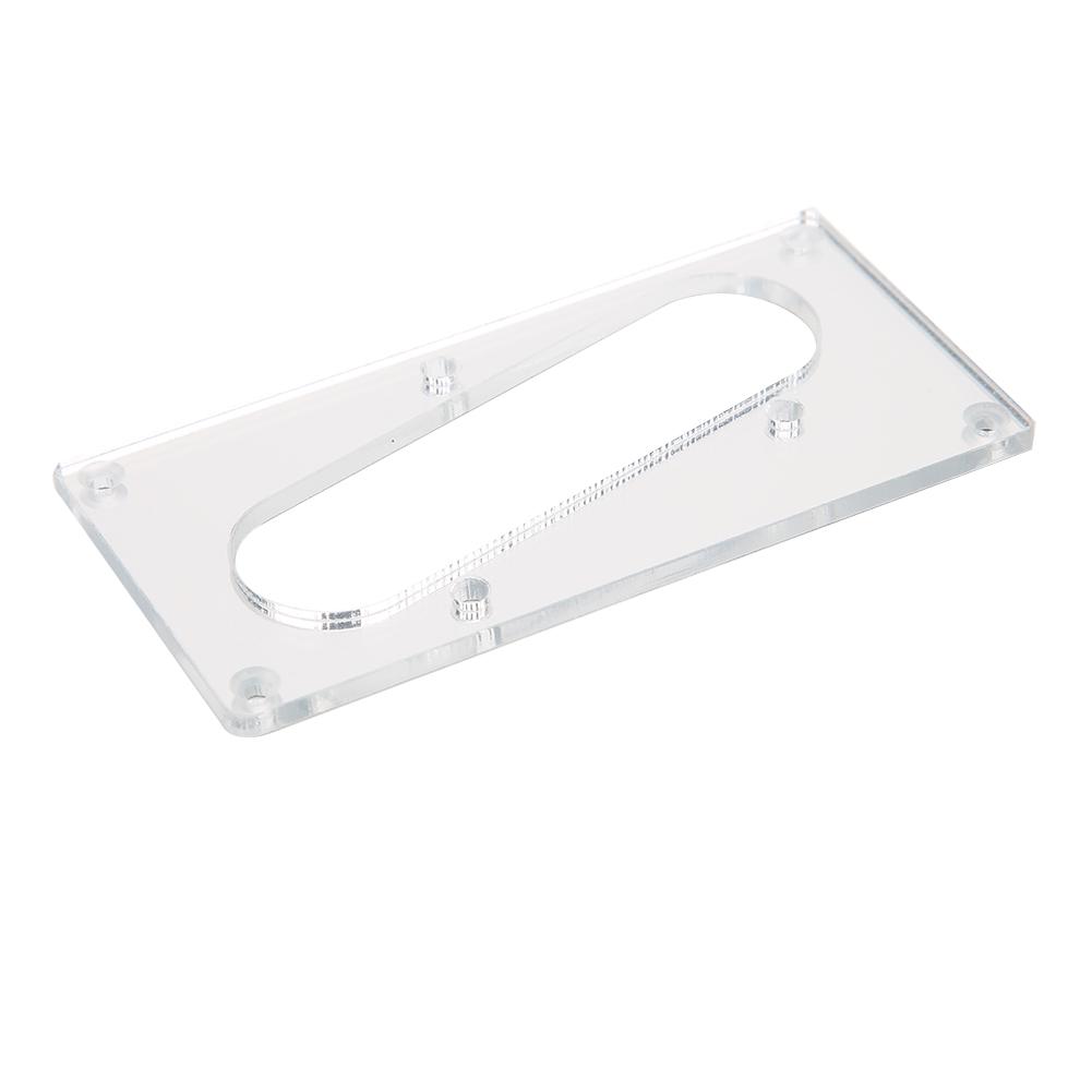 Pickup Frame Acrylic Single Coil Humbucker Frame for Guitar Bass Musical InstrumentSilver