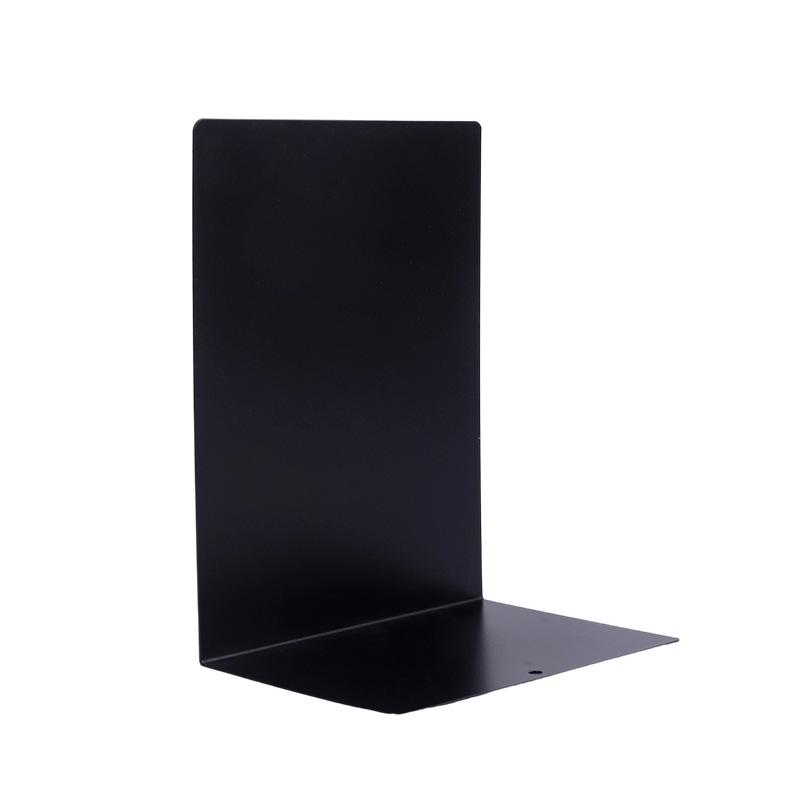 Large L-Shaped Thickened Metal Bookend for Organizing Books and Files