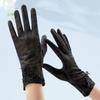 Sun Protection Ice Silk Glove Thin Driving Mittens Fashion Touch Screen Gloves  Women Female