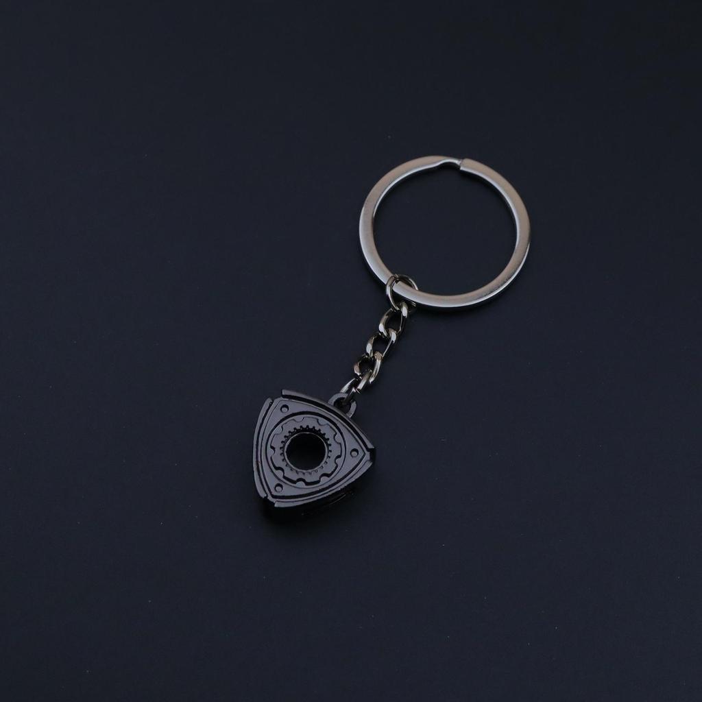 Ratchet Wrench & Piston Keychain: Car and Motorcycle Wheel Hub Modification Gift