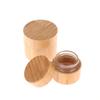 Bamboo Cream Jar Travel Container Lip Balm Jars Containers Face Lotion Container Eye Cream Sample Jars Cosmetic Container