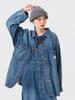 BEAMS BOY Women's BIGMAC Fade Coverall Blouson (Special Order) INDIGO FREE