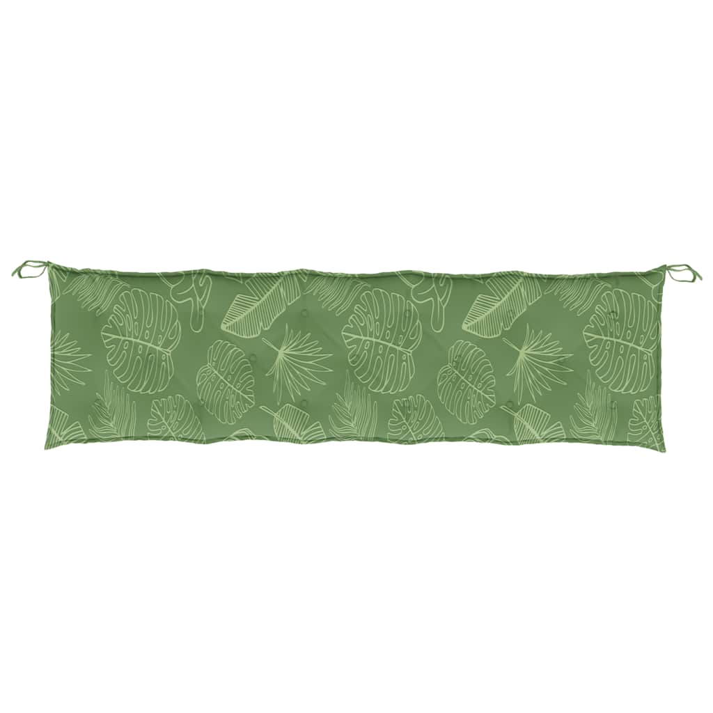 vidaXL Gartenbank-Auflagen 2 Stk. Bluttmuster Oxford-Gewebe