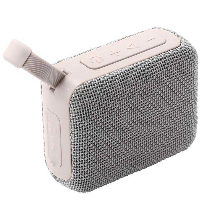 Portable Bluetooth 5.3 Speaker 5W Splash Proof IPX4 16H Battery Life XS40 Ledwood Grey